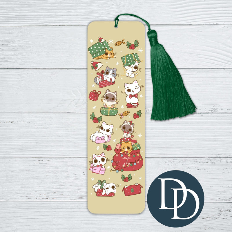 Christmas Cats *UV DTF Bookmark Decal*