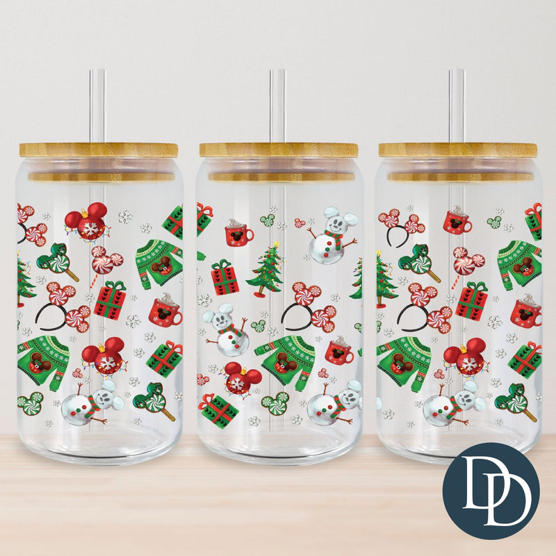 Christmas Magical Mouse Snacks And Sweaters *UV DTF Cup Wrap*