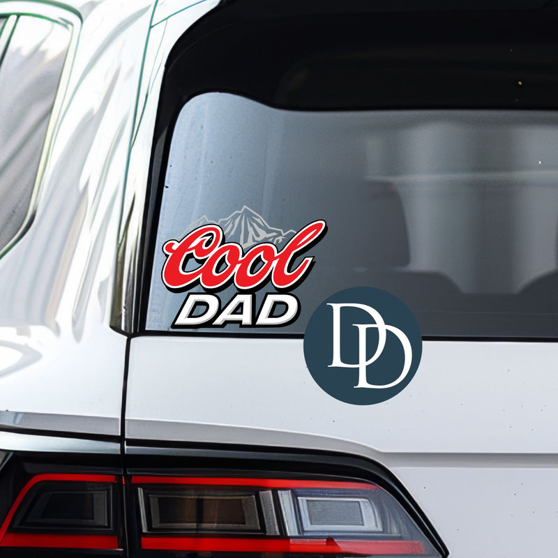 Cool Dad Coor Mountain *UV DTF Decal*