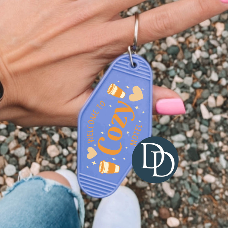 Cozy Motel *Motel Keychain UV DTF Decal*