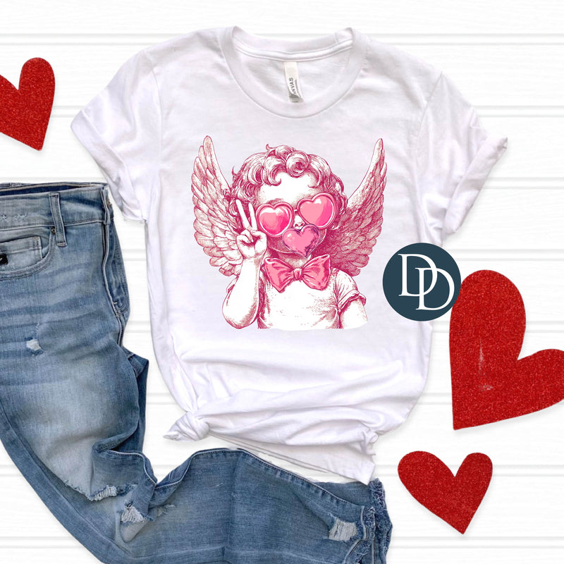 Cupid Peace Sign *DTF Transfer*