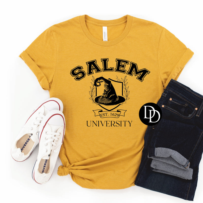 Salem University (Black Ink) *Screen Print Transfer*