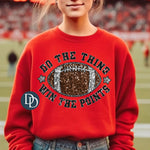 Do The Thing Faux Sequin Football *DTF Transfer*