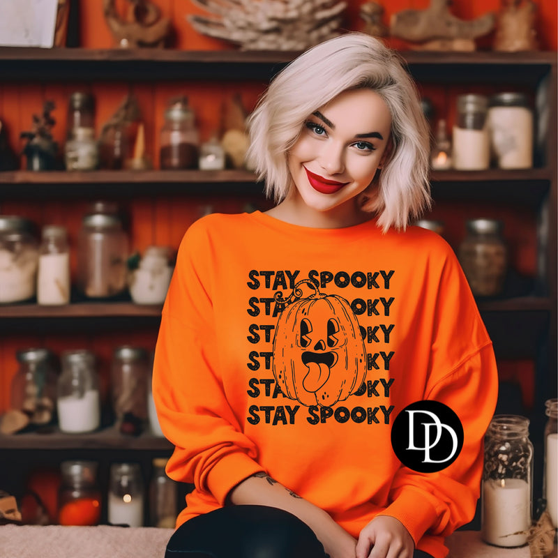 Stay Spooky (Black Ink) *Screen Print Transfer*