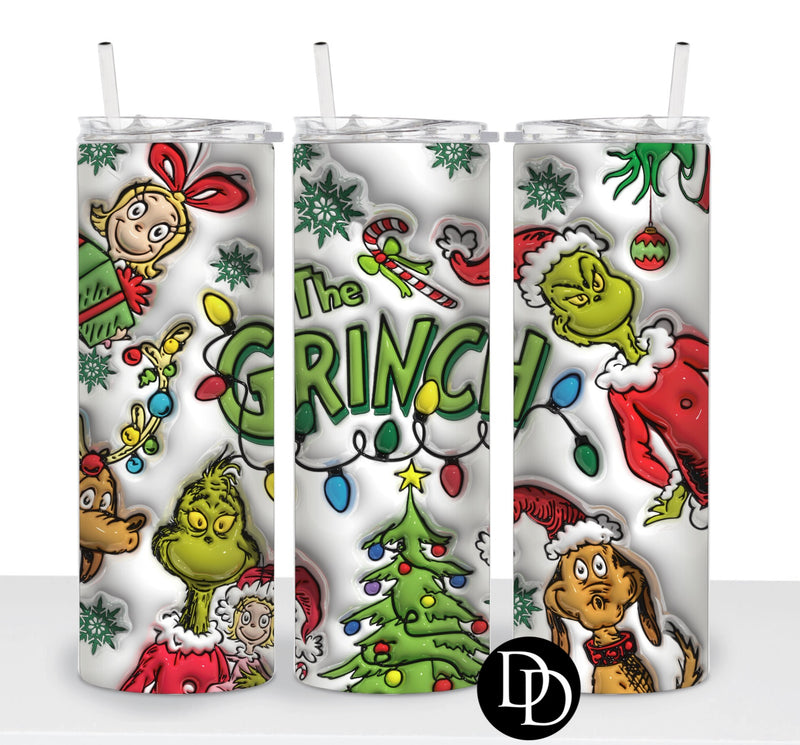 3D Green Man Crew *Sublimation Print Transfer*