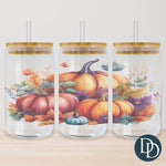 Fall Pumpkin Painting Tumbler Print *Sublimation Print Transfer*