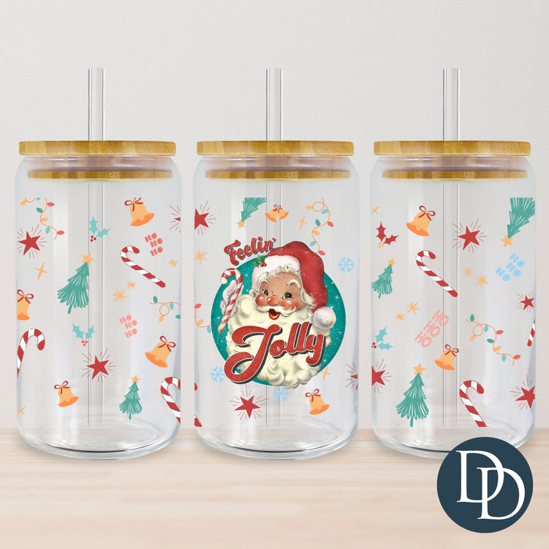 Feelin' Jolly Santa *UV DTF Cup Wrap*