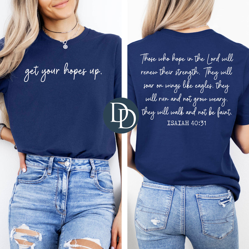 OVERSIZED Get Your Hopes Up Script *DTF Transfer*
