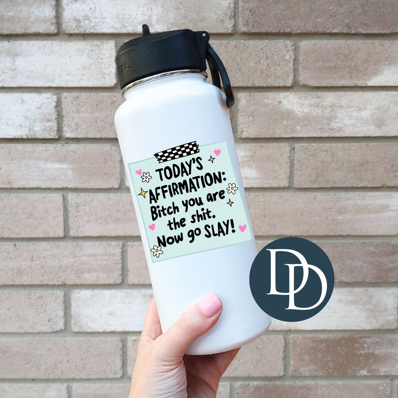 Go Slay Sticky Note *UV DTF Decal*