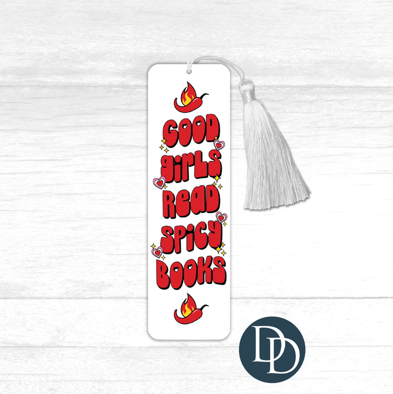 Good Girls Read Spicy Books *UV DTF Bookmark Decal*