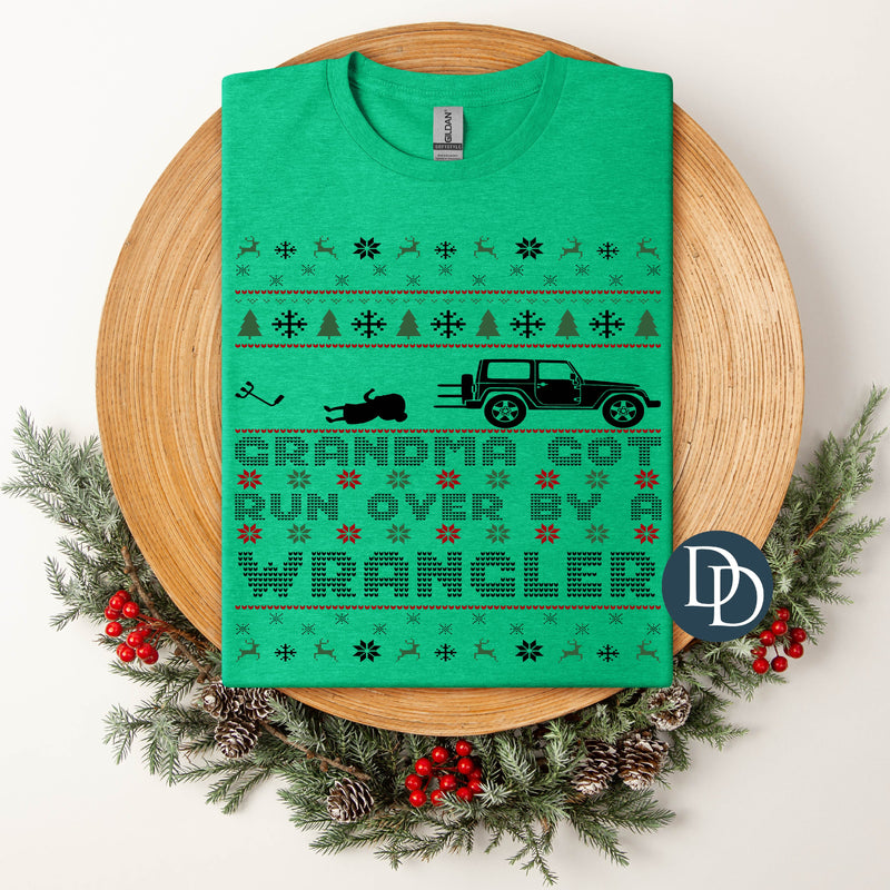 Grandma Got Run Over Ugly Sweater *DTF Transfer*