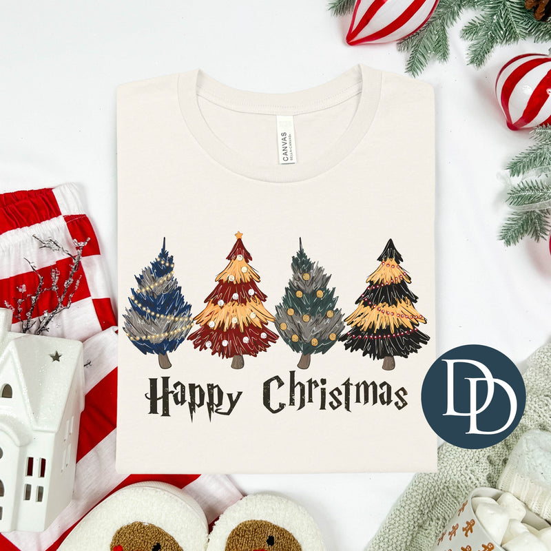 Happy Christmas Wizard Trees *DTF Transfer*