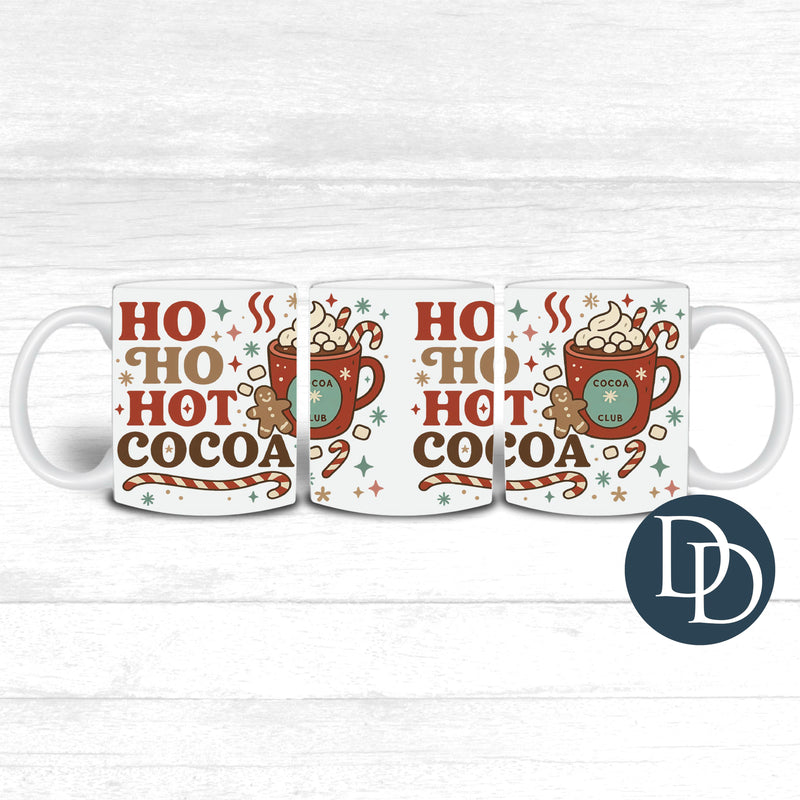 Ho Ho Hot Cocoa *UV DTF Mug Wrap*