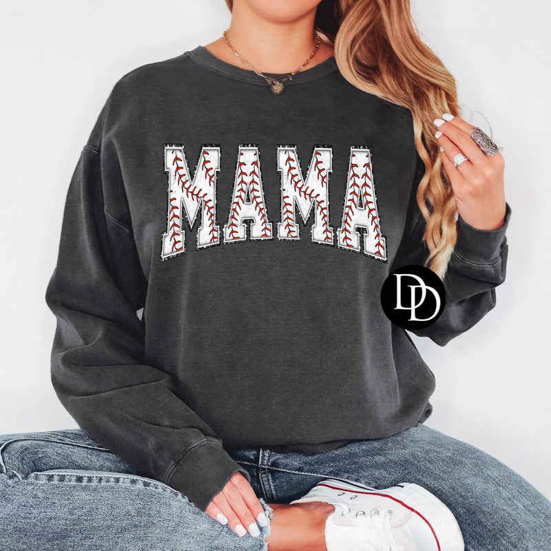 Baseball Print Mama   *DTF Transfer*