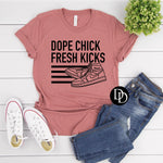 Dope Chick Oversized (Black Ink) - NOT RESTOCKING - *Screen Print Transfer