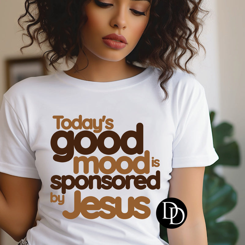 Sponsored By Jesus *Sublimation Print Transfer*