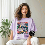 Floral Created For Purpose  *DTF Transfer*