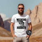 Weekend Hooker Fish (Black Ink) *Screen Print Transfer*