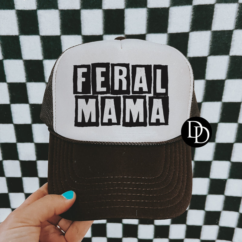 Feral Mama Black *DTF Transfer*