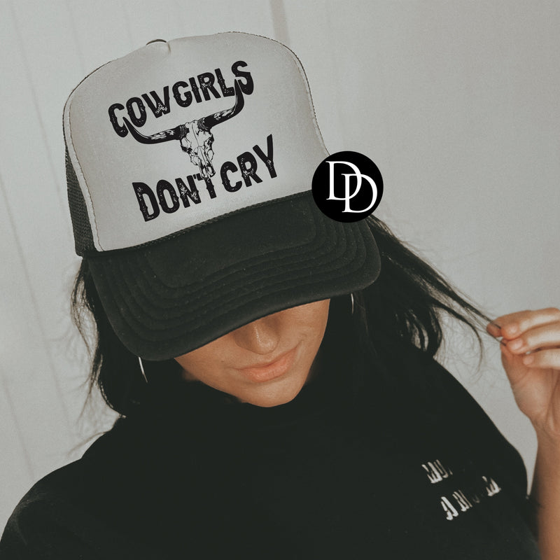 Cowgirls Don’t Cry Black *DTF Transfer*