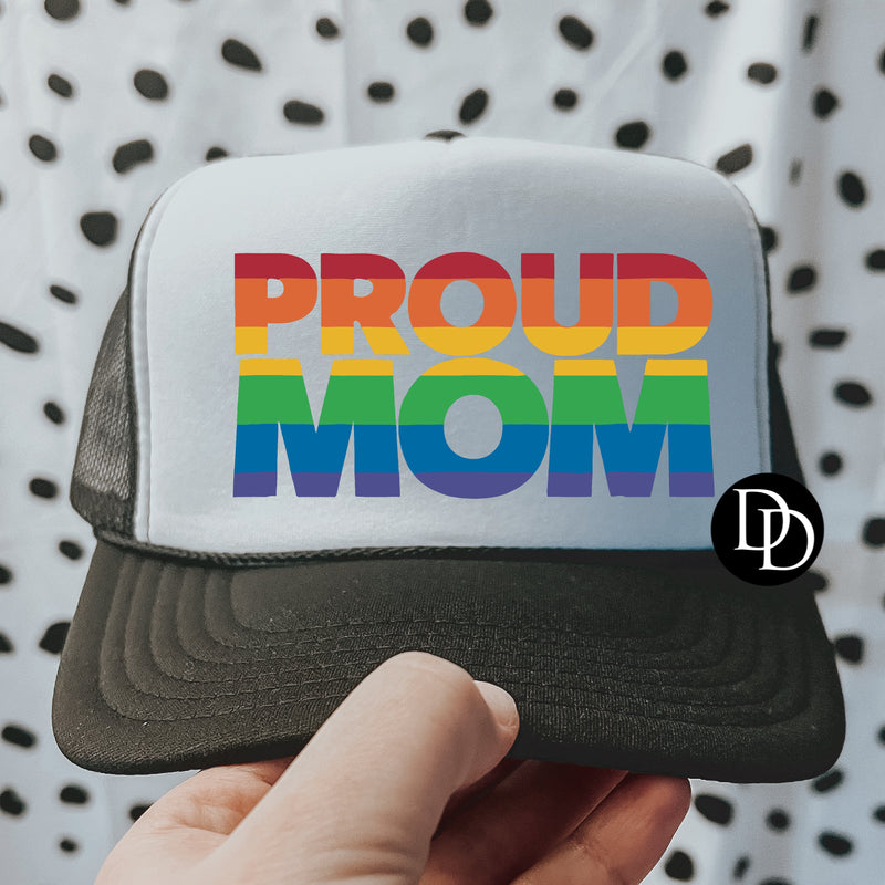 Rainbow Proud Mom *DTF Transfer*