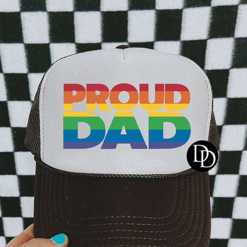 Rainbow Proud Dad *DTF Transfer*