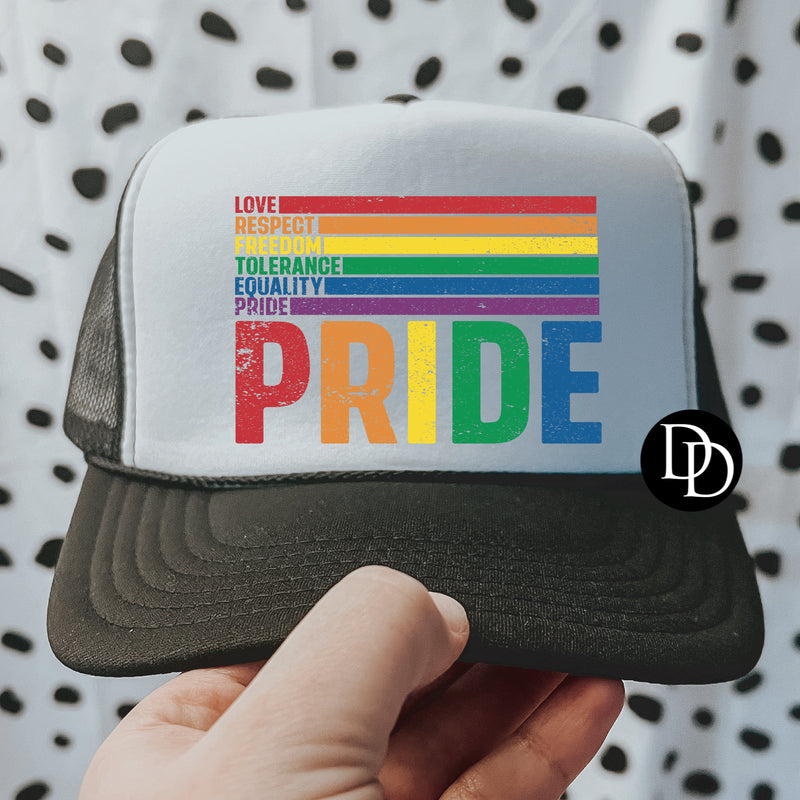 Pride Words Rainbow *DTF Transfer*