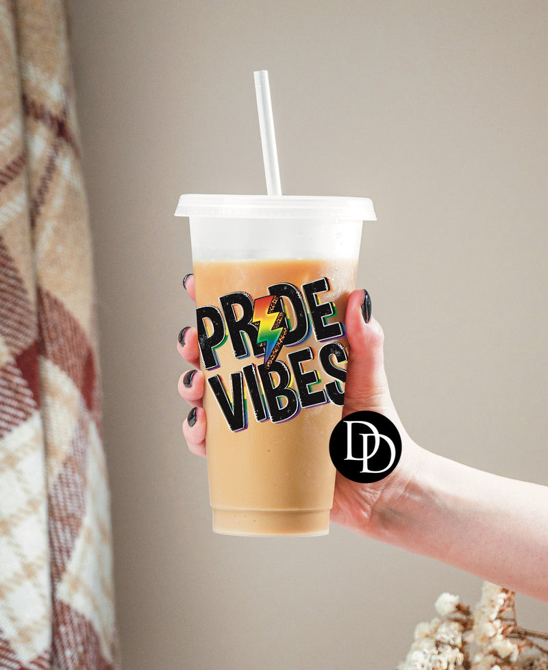 Pride Vibes UV DTF Decal