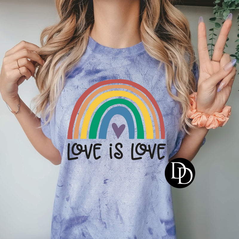 Love Is Love Big Rainbow *DTF Transfer*