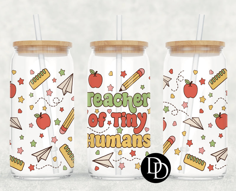 Teacher Of Tiny Humans UV DTF Cup Wrap