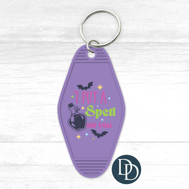 I Put A Spell On You Motel Keychain UV DTF Decal