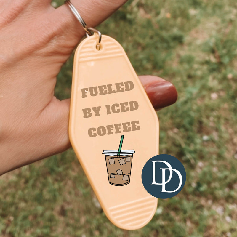 Iced Coffee Neutral *Motel Keychain UV DTF Decal*