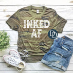 Inked AF Sailor Jerry Font (White Ink) *Screen Print Transfer*