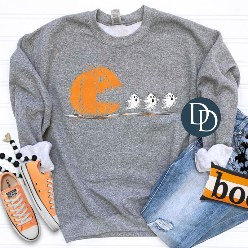 Jack-O-Lantern Ghost Chase *DTF Transfer*