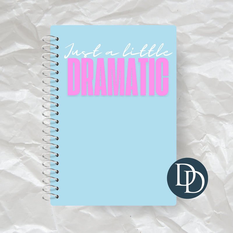 Just a Little Dramatic Block Font *Journal UV DTF Decal*