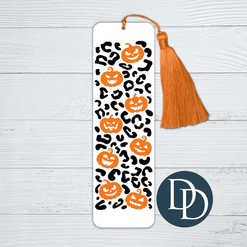 Leopard Print Jack-O-Lanterns *UV DTF Bookmark Decal*