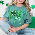 Lucky Bow Faux Sequin *DTF Transfer*