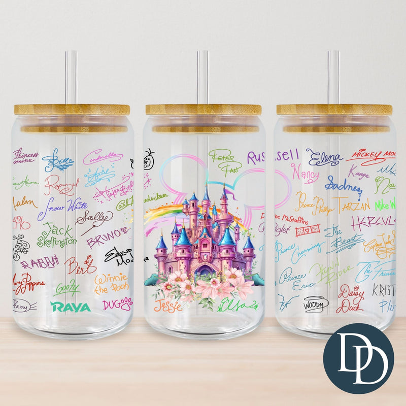 Magic Castle Floral Friends Signatures *UV DTF Cup Wrap*