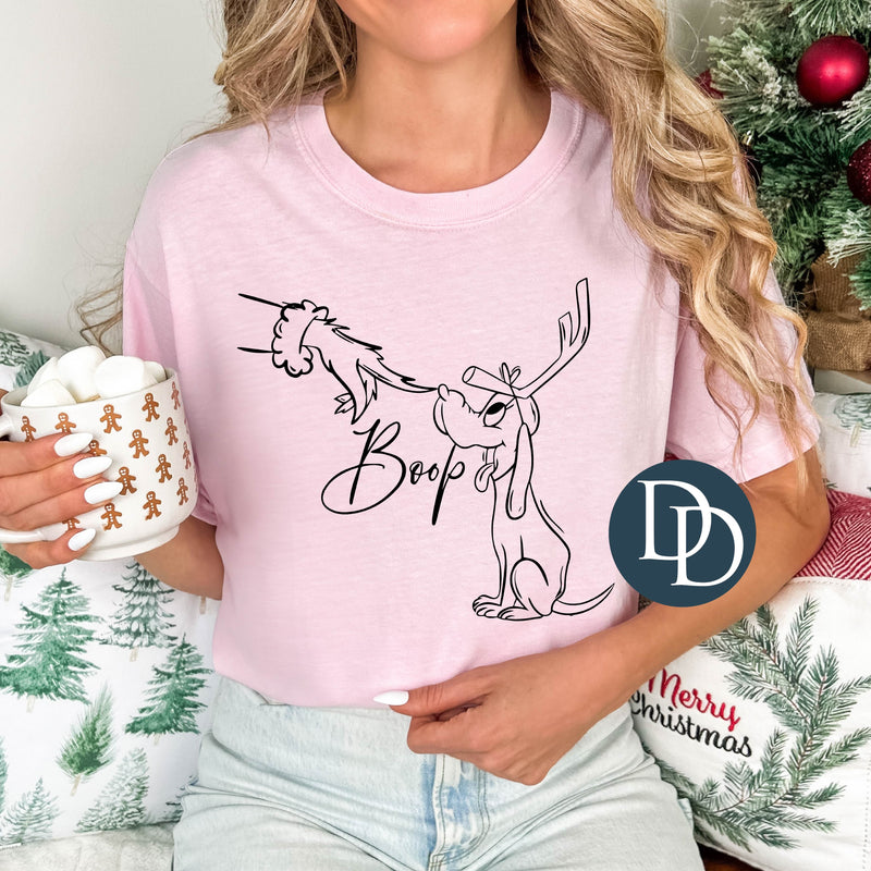 Max Boop (Black Ink) *Screen Print Transfer*