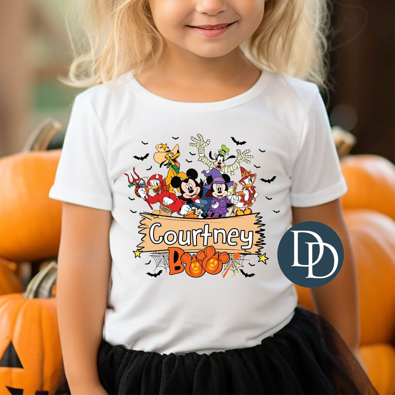 MickE Crew Halloween Name Frame *DTF Transfer*