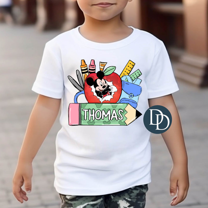 MickE Back To School Name *DTF Transfer*