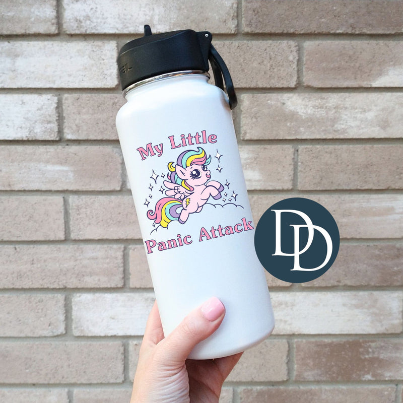 My Little Panic Attack Pony *UV DTF Decal*