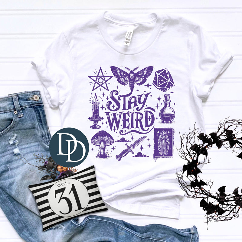 Mystical Stay Weird *DTF Transfer*