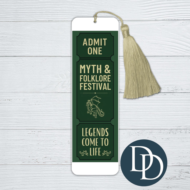Myth And Folklore Festival *UV DTF Bookmark Decal*