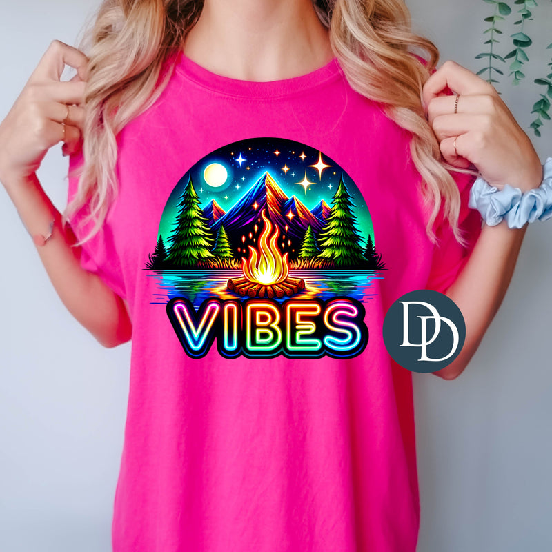 Neon Camping Vibes *DTF Transfer*