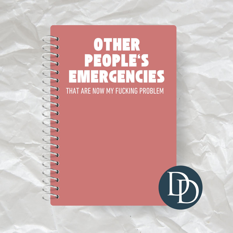 Other People's Emergencies *Journal UV DTF Decal*