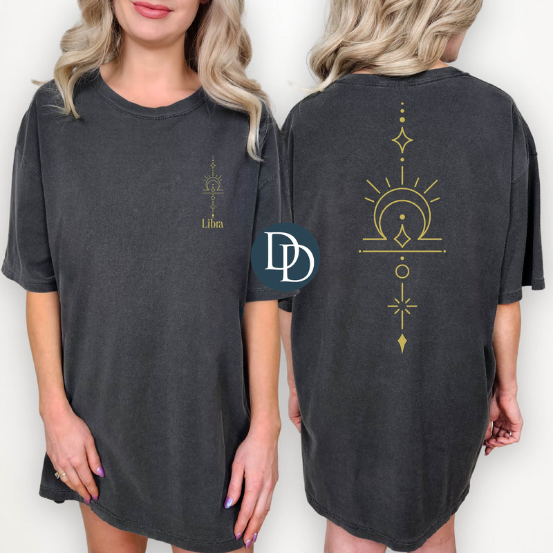 Oversized Libra Pocket And Spine *DTF Transfer*