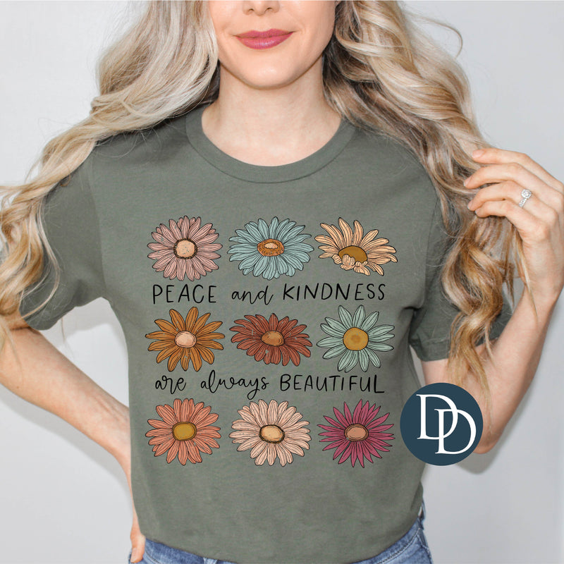 Peace And Kindness Are Always Beautiful *DTF Transfer*