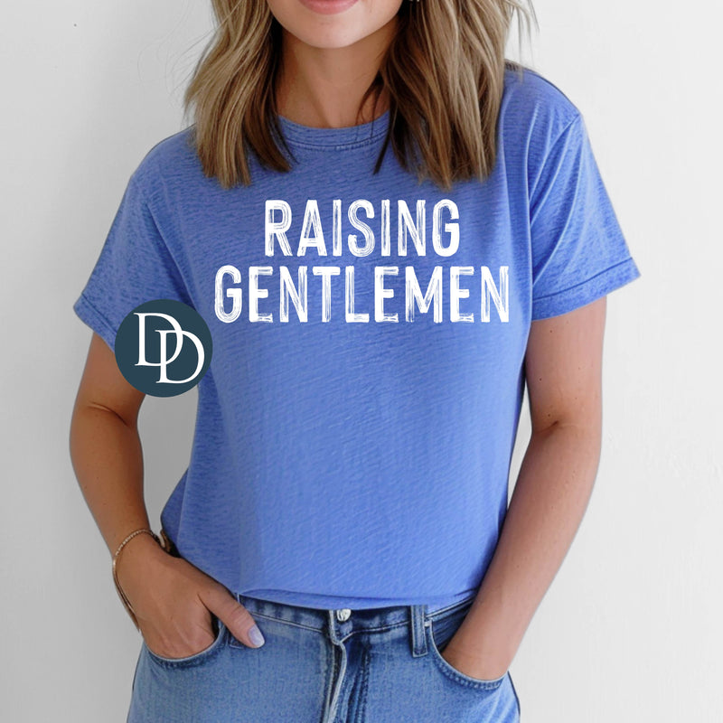 Raising Gentlemen (White Ink) *Screen Print Transfer*