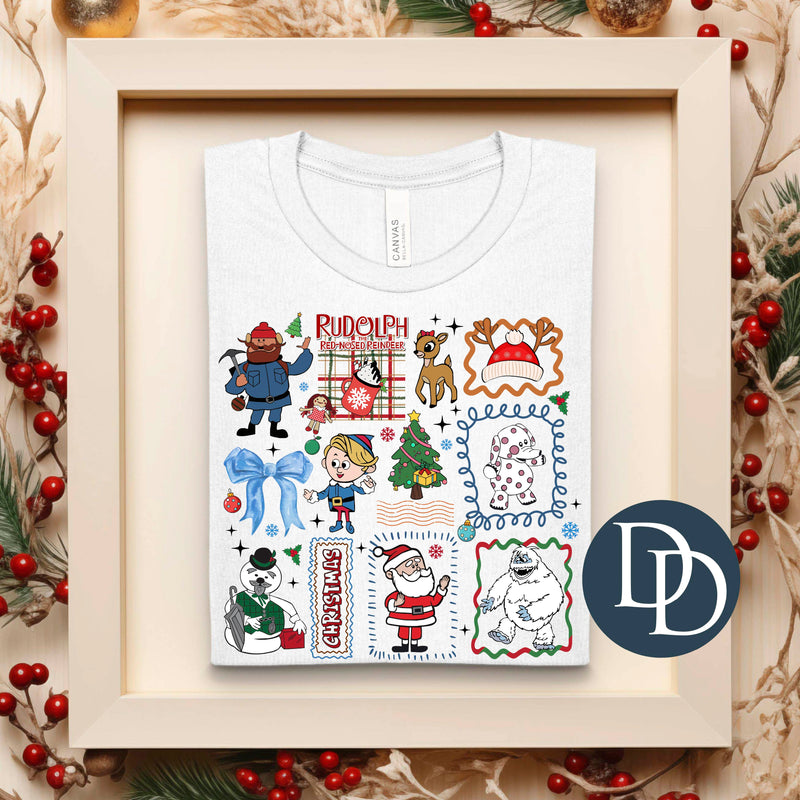 Retro Rdolph Stamp *DTF Transfer*